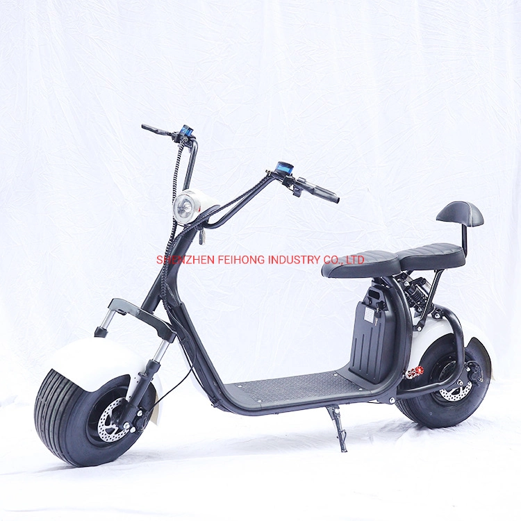 Motorcycle Electric Scooter Bicycle Electric Bike Electric Motor Scooter Harlay Scooter Electric Mountian Scooter Battery 60V 12ah 1500W Motor Stepper Scooter