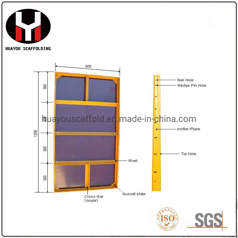 Contrachapado Formwork Euro Form Steel Euro Formwork for Wall and Soporte de columna