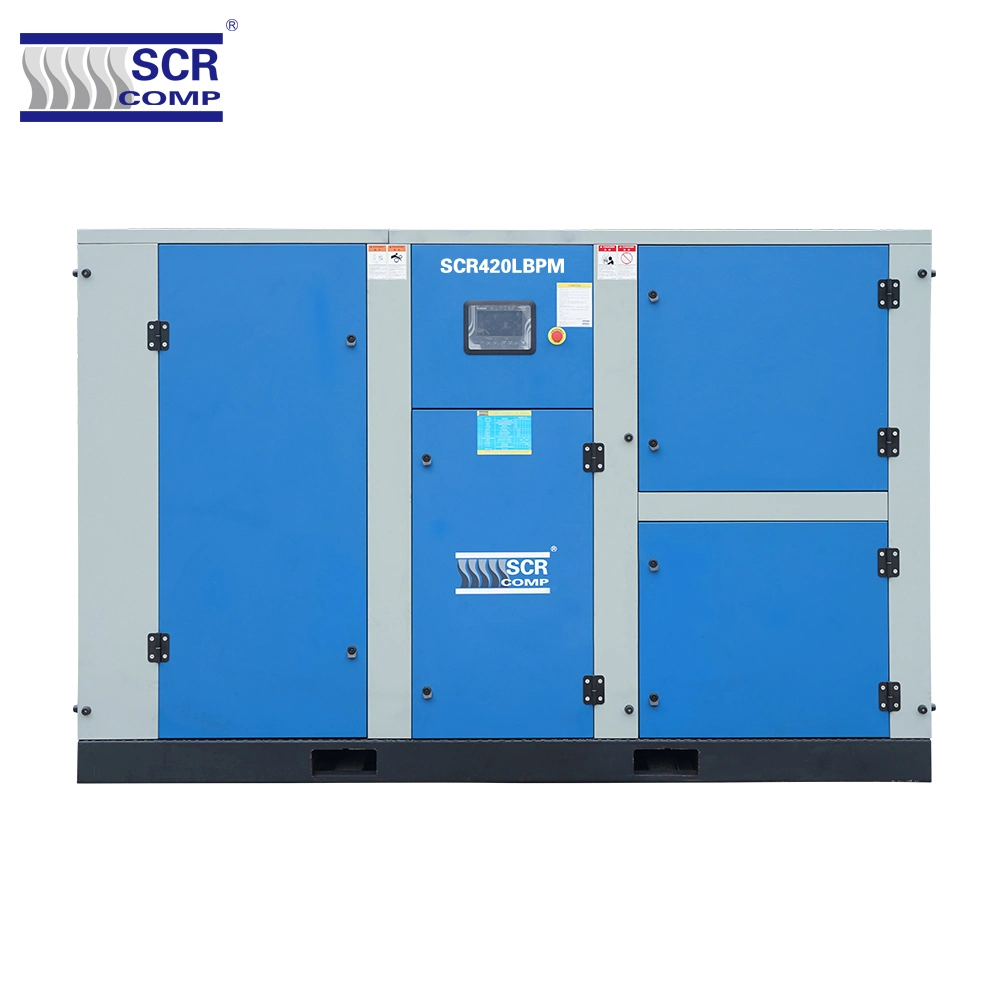 Low Pressure Screw Air Compressor Permanent Magnet Screw Air Compressor Energy Saving