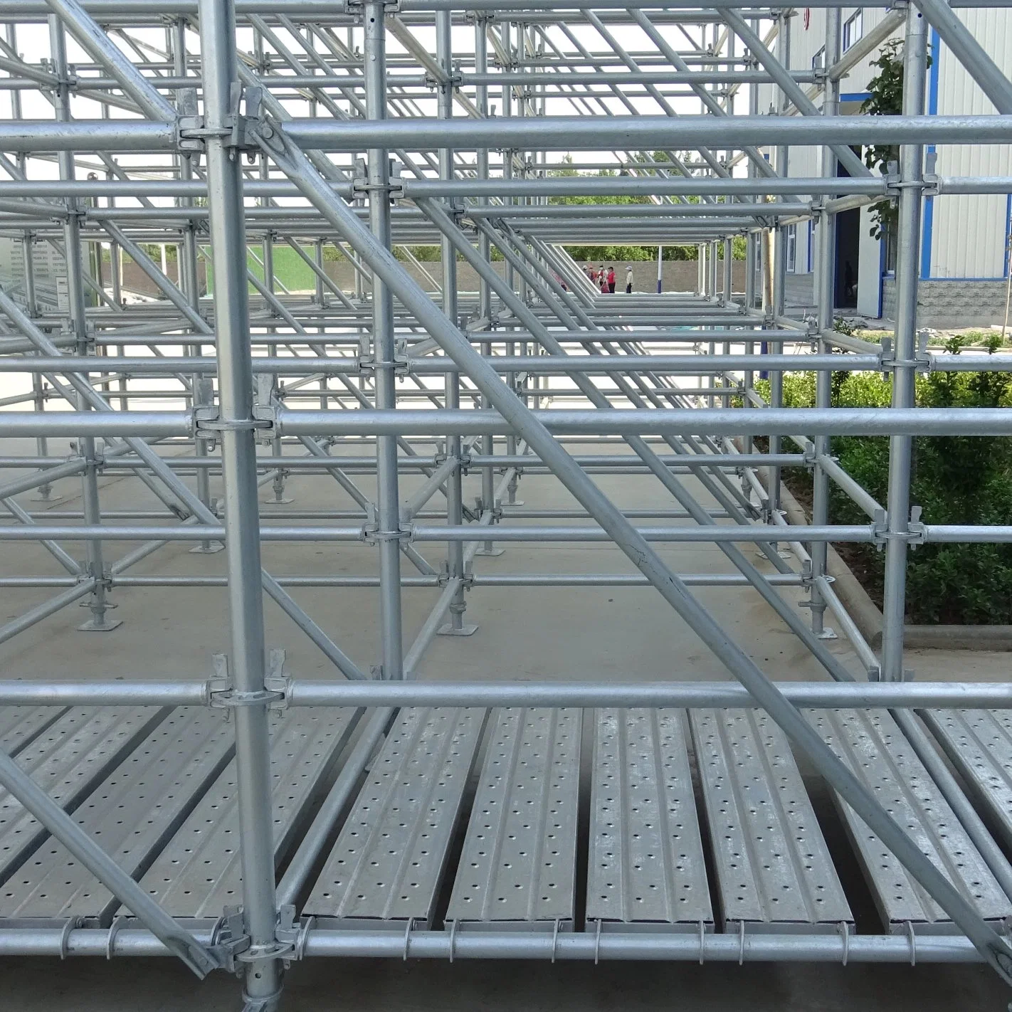 CE/SGS/TUV Hot Dipped Galvanized/Pre-Galvanized Certified Steel Layher All Round Ringlock Scaffold for Supporting Shoring Prop