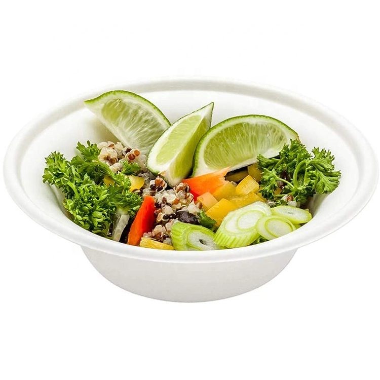 High quality/High cost performance  Bagasse Salad Bowl Disposable Biodegradable with Lid