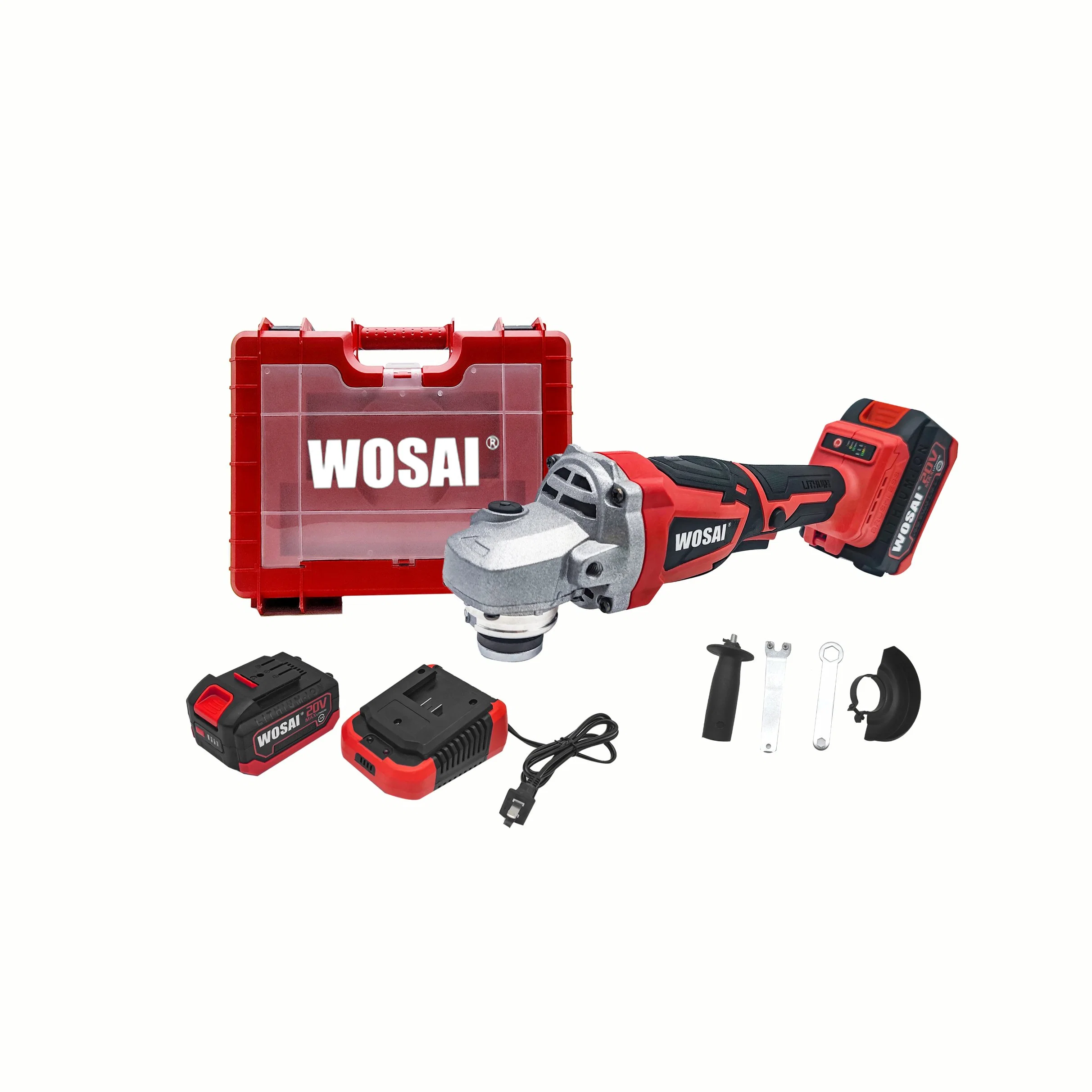 Electric Wosai 125mm 18 V Cordless Steel Angle Grinder 21V Lithium Angle Grinder