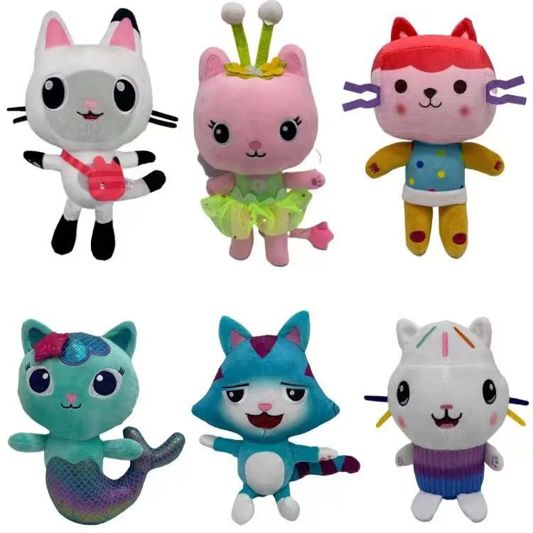 New Gaby Doll House Kitten Plush Doll Cross-Border Cute Cat Cat Gift Toys