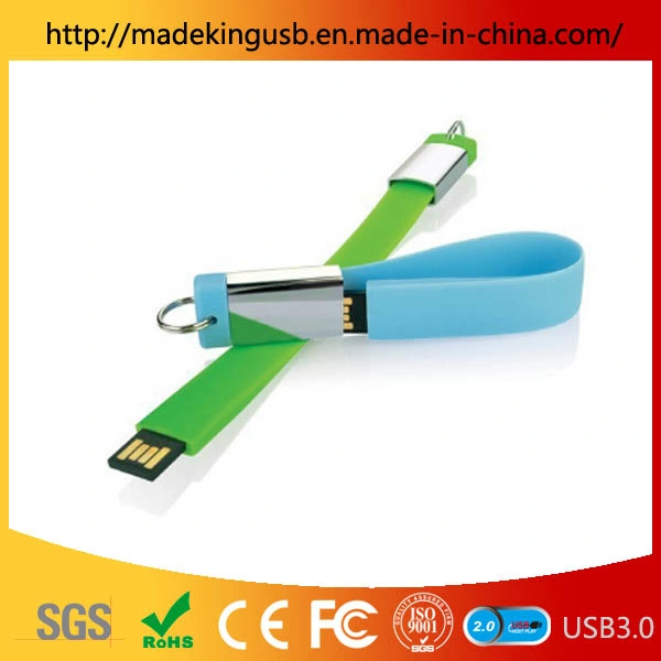 2019 Portable Waterproof and Shock-Proof Customized Logo Plastic Wrist USB Flash Drive/USB Stick