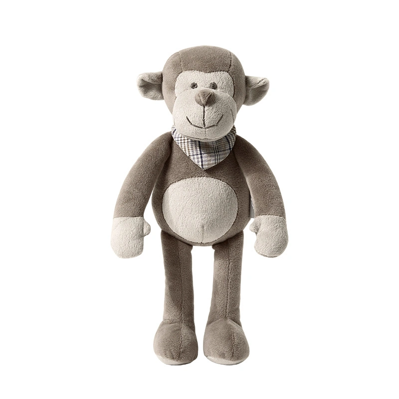 Monkey Animal Fuzzy Soft Stuffed Factory hecho a mano Plush Children Juguetes