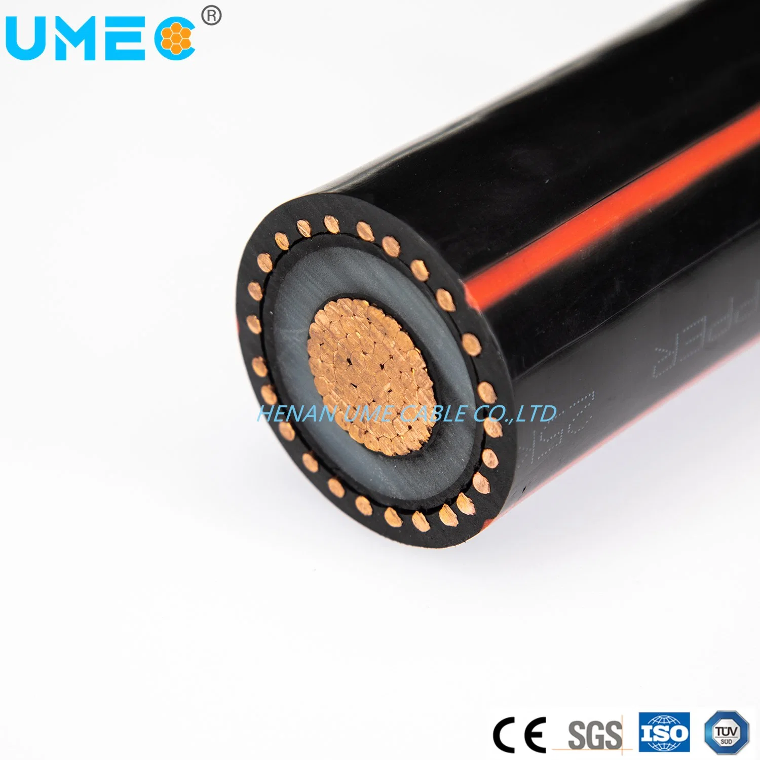 Mv 220kv 33kv-500kv Power Cable Oxygen-Free Copper Conductor Aluminum Conductor XLPE Insulated Armoured Nonarmoured 4 Core 25mm-150mm XLPE Power Cable