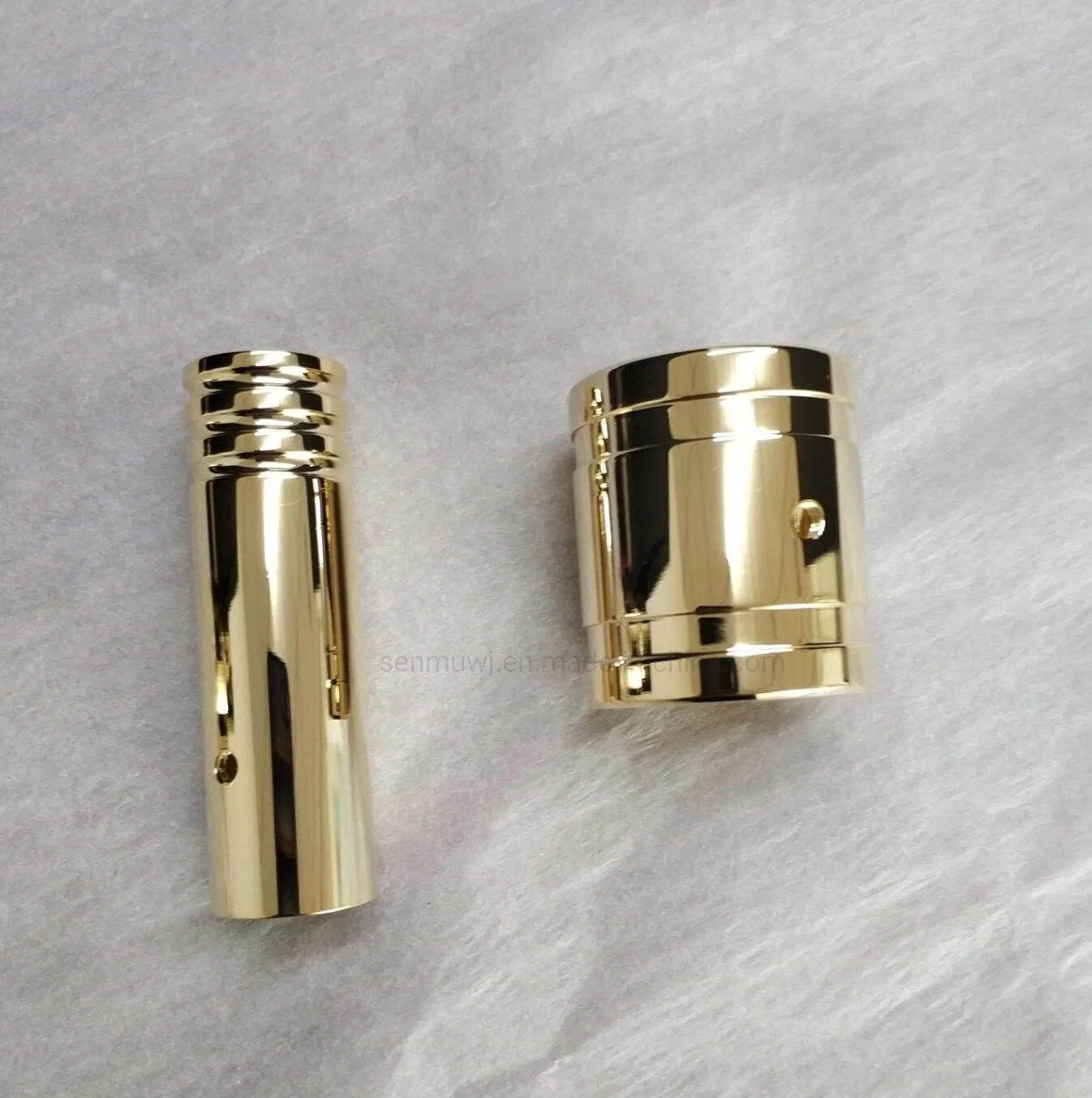 CNC Machined Brass Part for Sound and Music Power Cable Connector