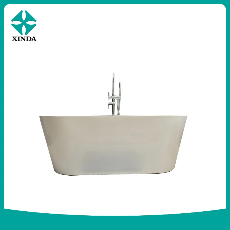 Fast Sales Cheap Acrylic Freestanding Bathtubs Narrow Rim Border Bulk Loading Acrylic Freestanding