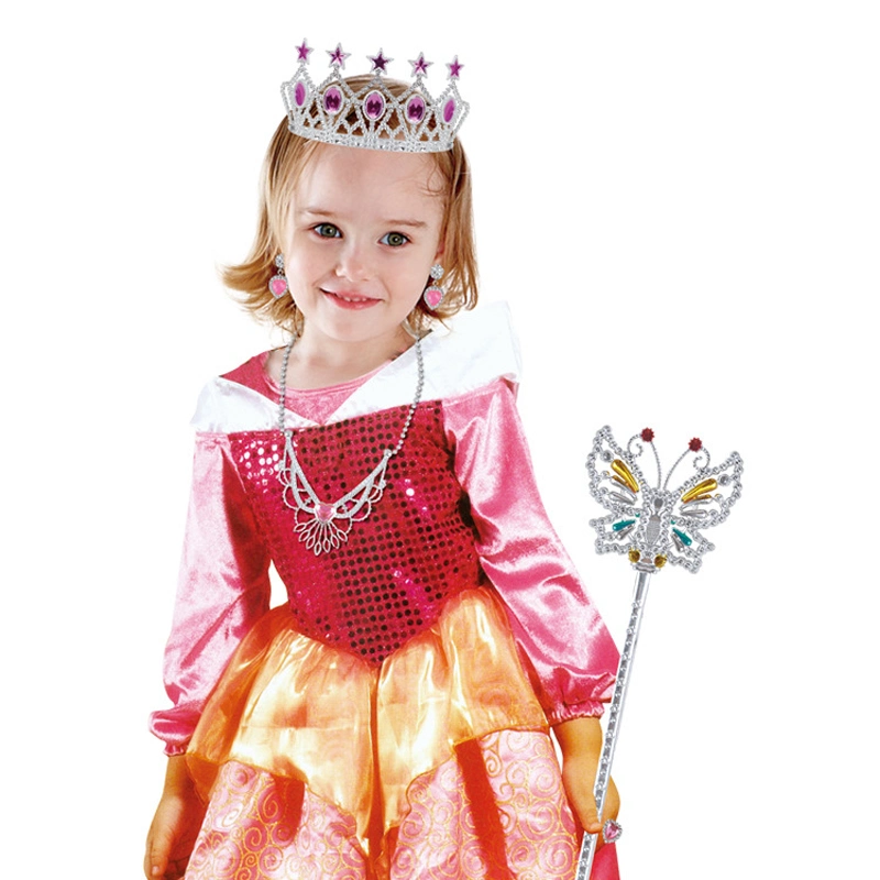 Las niñas vestir Trunk Fairy Bride Pop Star rol de juego Cosplay con accesorios Princess Crown Carnival Princess Costume