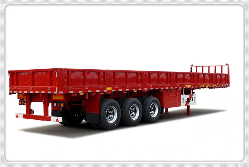 ISO CCC Approved 3 Axles 28t Fence Cargo Trailer