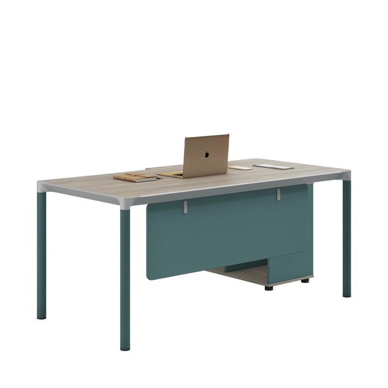 Aluminium Luxus Großhandel Double Top Holztisch Executive Modern Home Möbel Schreibtisch mit Computer