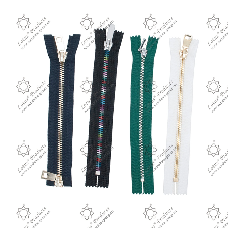 Customize Colorful #5 Metal Zipper for Garment Accessores