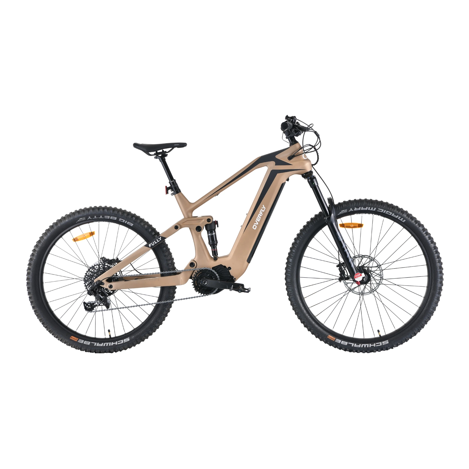 11 Speeds Electric Mountain Bike with Carbon Frame by China Manufacture