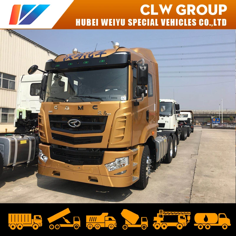 Heavy Duty 50t Air Suspension 6-Wheel Camc 4X2 6X4 Prime Mover Truck Trailer Tractor Head 430HP Euro 6 Emmission for Singapore