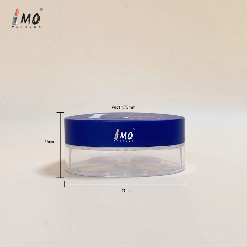 Newest Cosmetic Packaging Transparent Empty Loose Powder Case