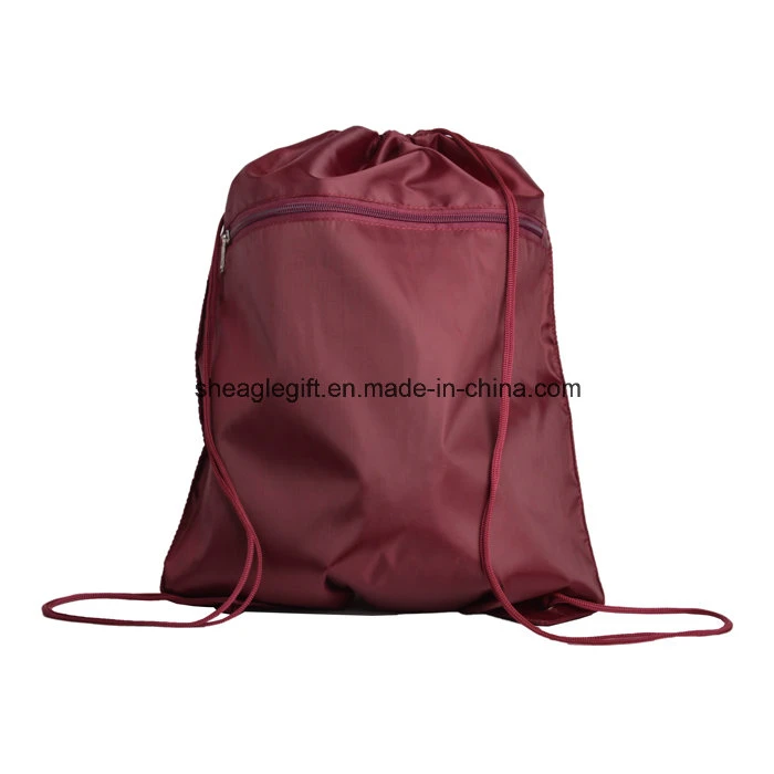 El deporte de poliéster Bolsa económica Drawstring Cinch Pack