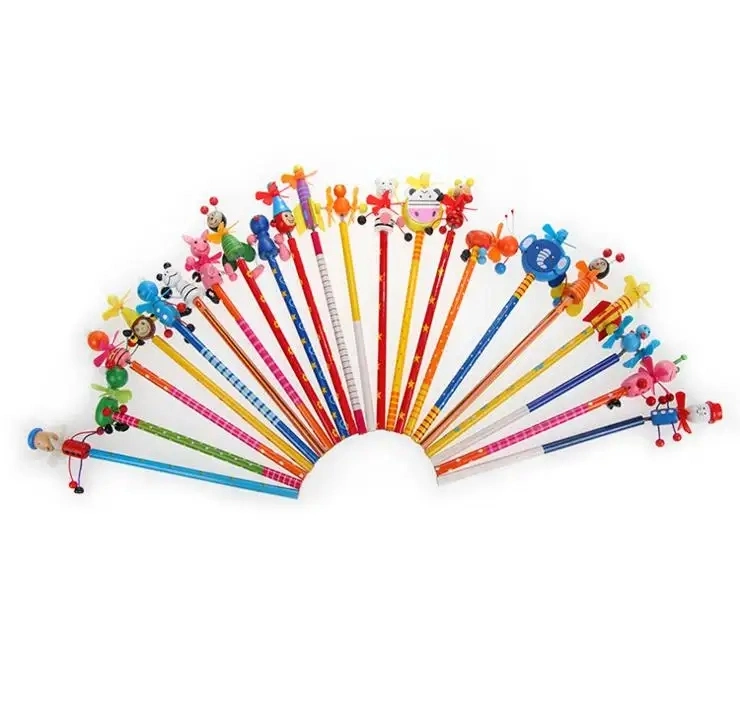 2023 Wholesale/Supplier Children Kids Pinocchio Puppet Animal Wooden Italy Gift Pencil