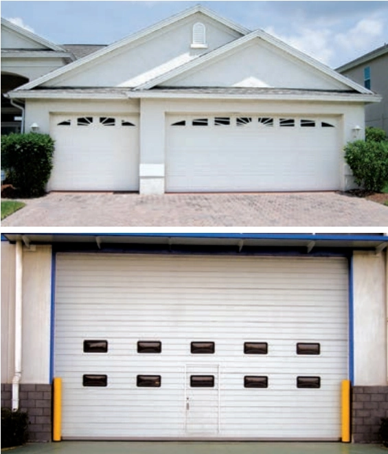 Puerta de garaje seccionales conjunto completo de los precios bajo control remoto del panel de puerta
