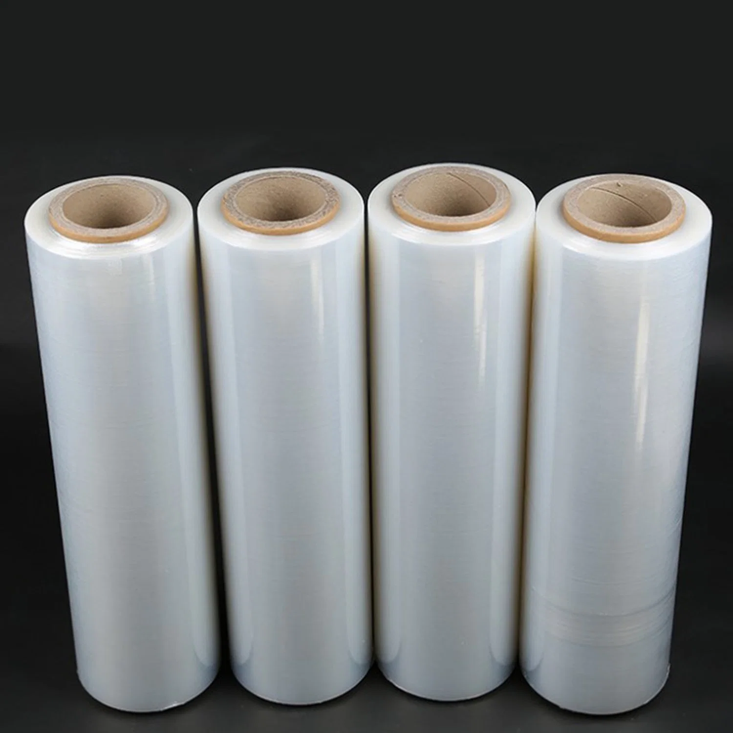 Hand Stretch Film Self-Adhesive Clear Plastic Wrap Packaging Stretch Film