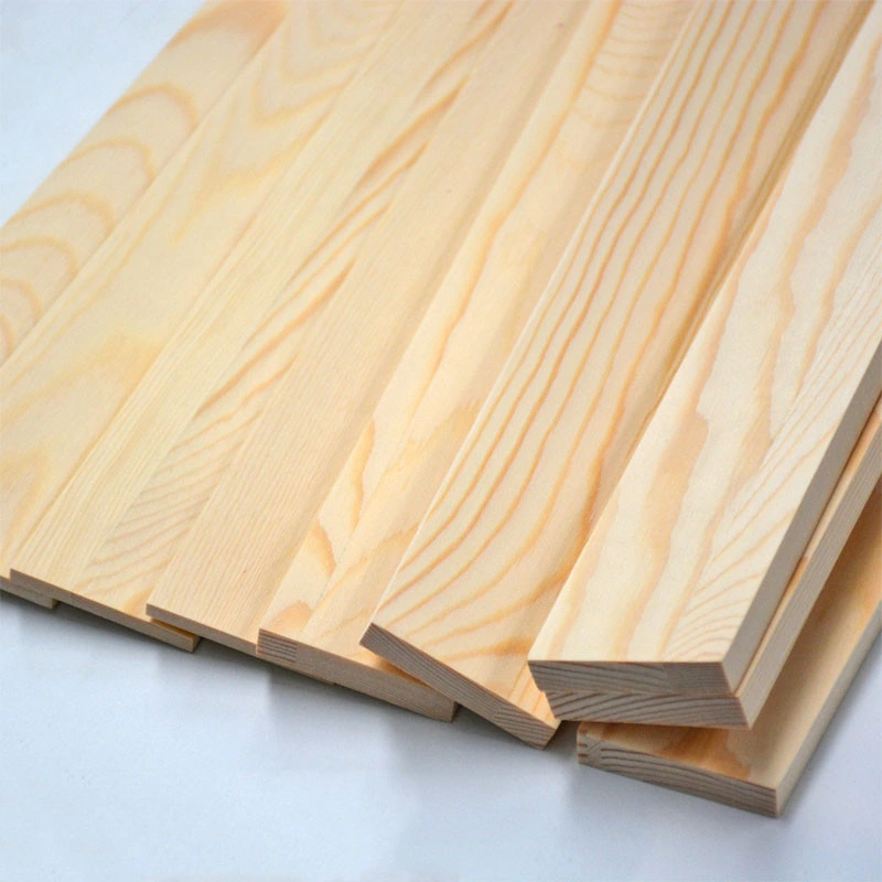 Solid Wood Bed Board Wood Frame Board Drying Camphor Pine Furniture Material Sauna Board Pine Board