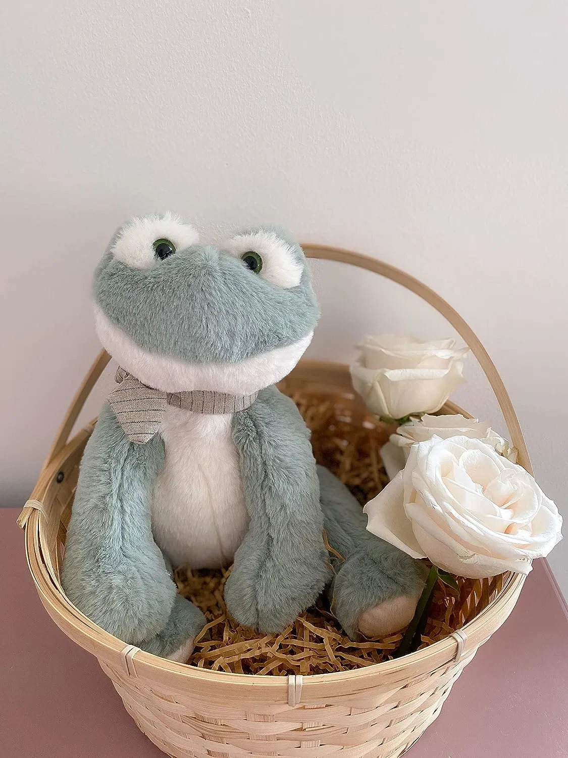 Fitzgerald der Frosch gefüllte Tier Frosch Plüsch, Spaß liebenswert weich gefüllte Spielzeug, großes Geschenk für Kinder aller Altersgruppen