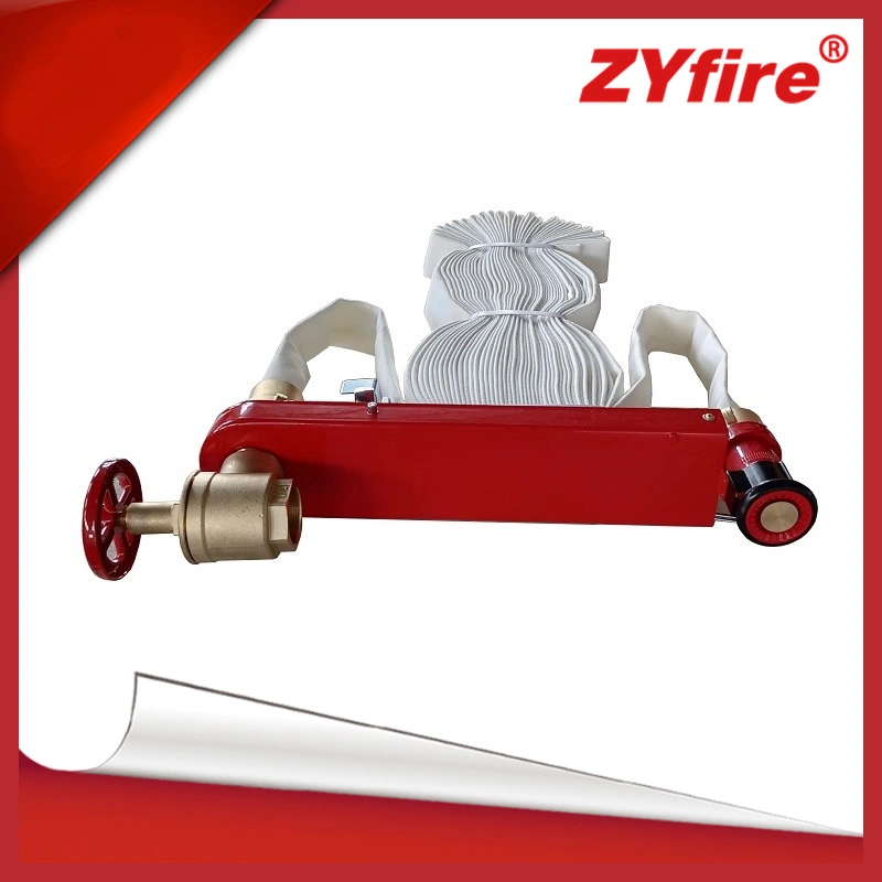 Rack & Reel Fire Hose with Aluminum Coupling