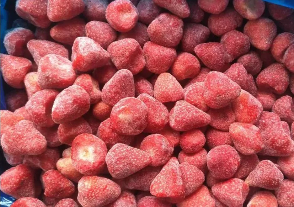 Fresh High quality/High cost performance  Frozen Diced Strawberry Hot Sale Frozen Vegetables Fruit