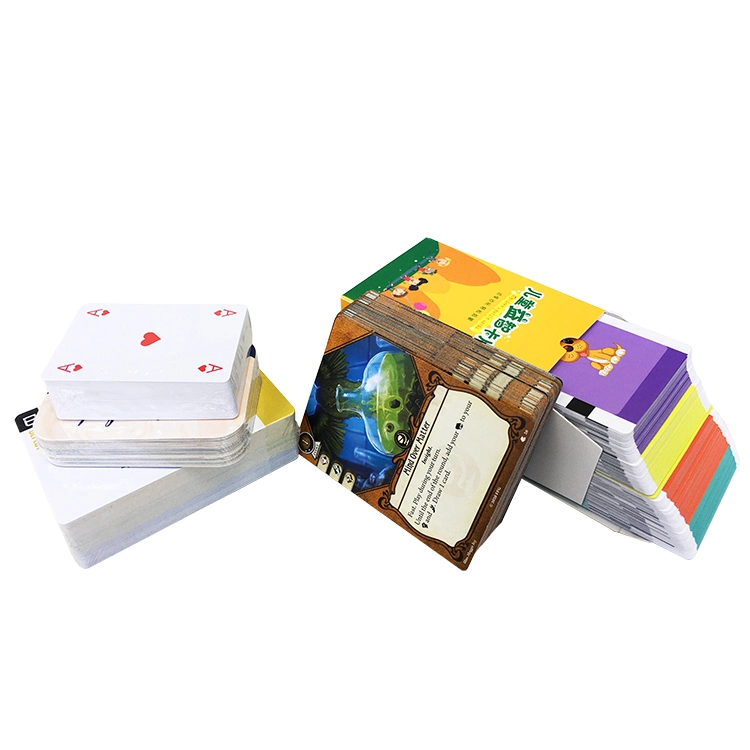 OEM Factory 300GSM Art Paper Literacy Challenge Cards Printing 6X9cm Kids Flash Cards with Matt Lamination