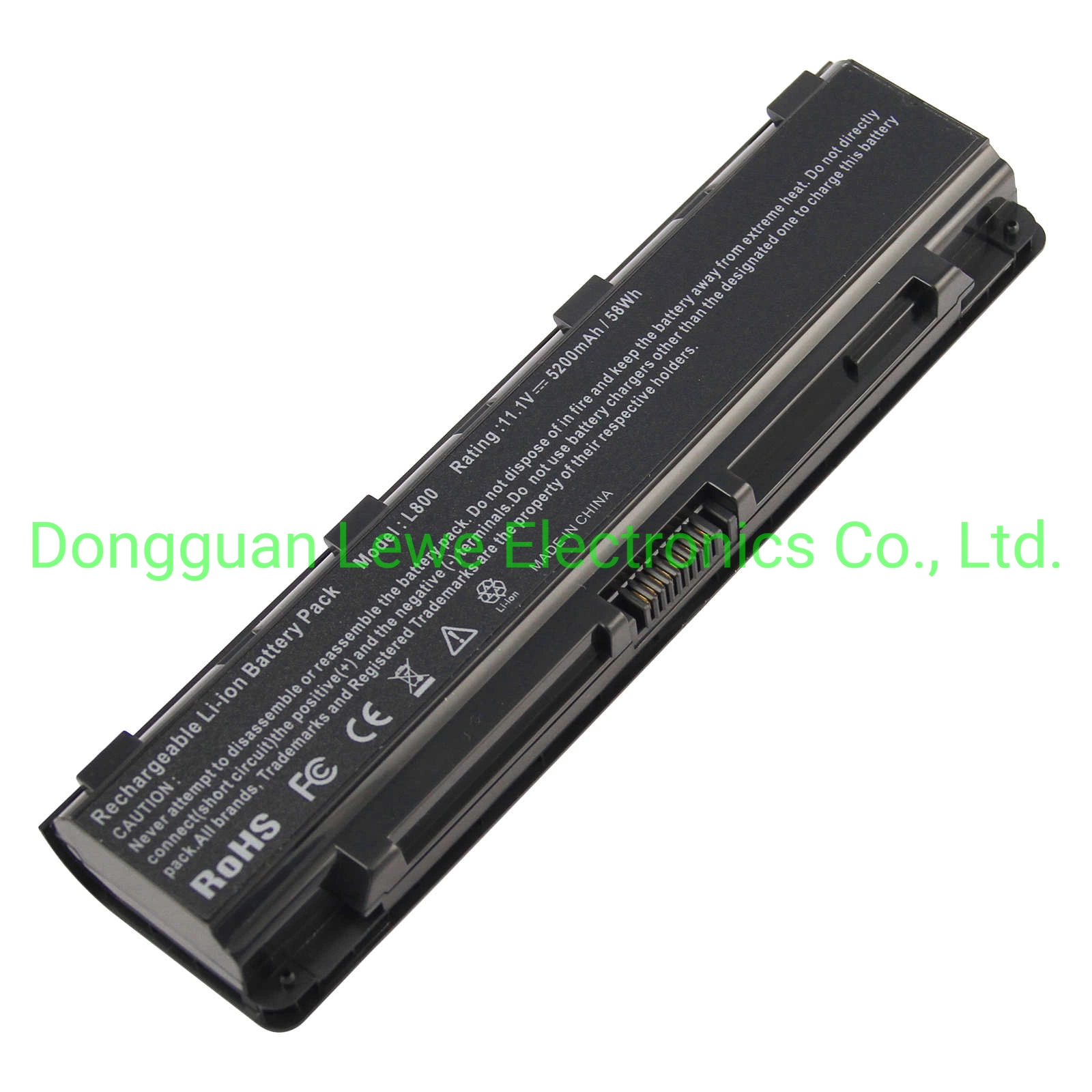 Para a Toshiba PA5024U 11,1V 5200mAh bateria do laptop preto