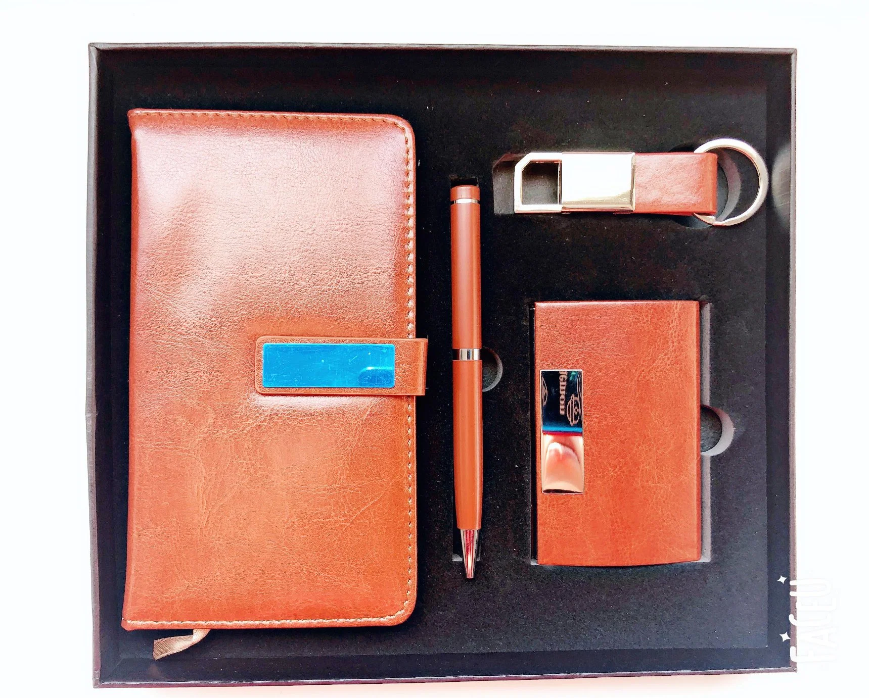 Business Promotional Gift Set with Key Chain and Pen