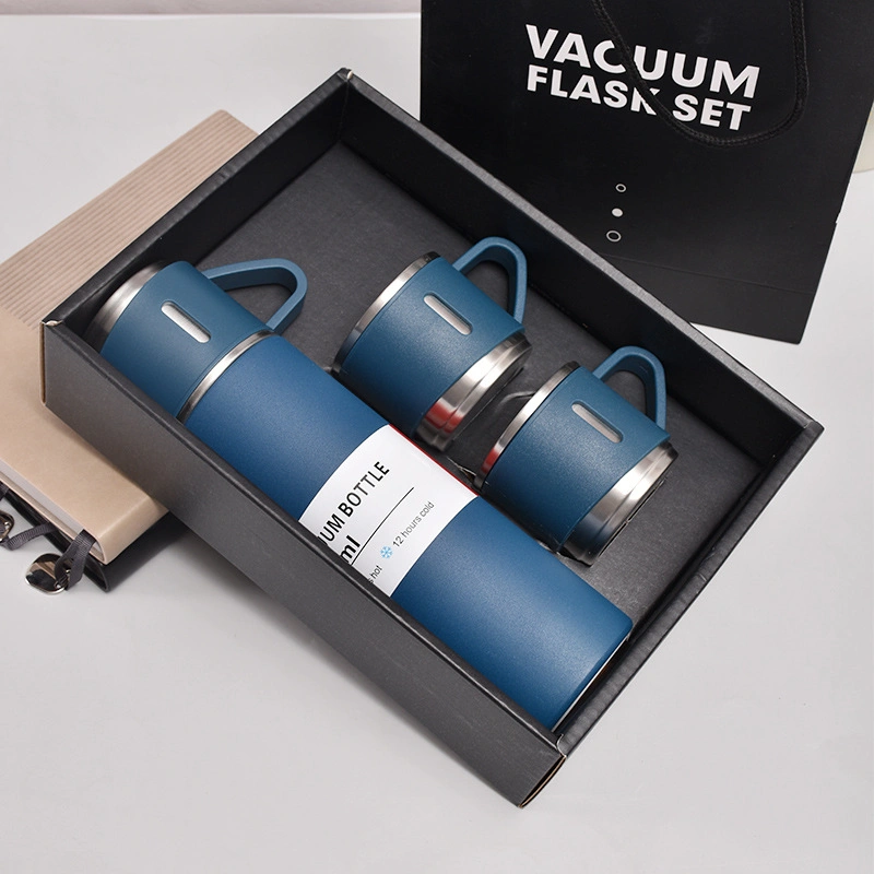 500ml Simple Modern Stainless Steel Business Vacuum Flask Thermos Mug Gift Set