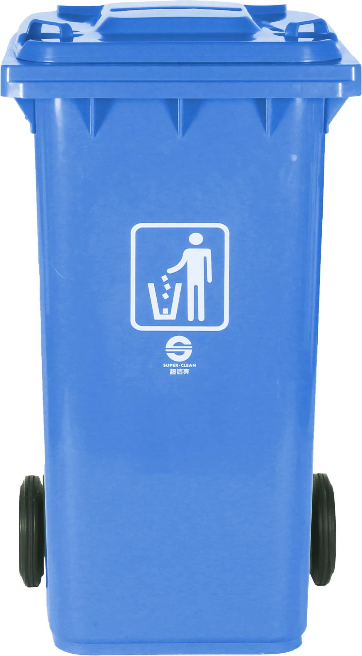 120L Plastic Side-Wheel Garbage Bin (B-003)