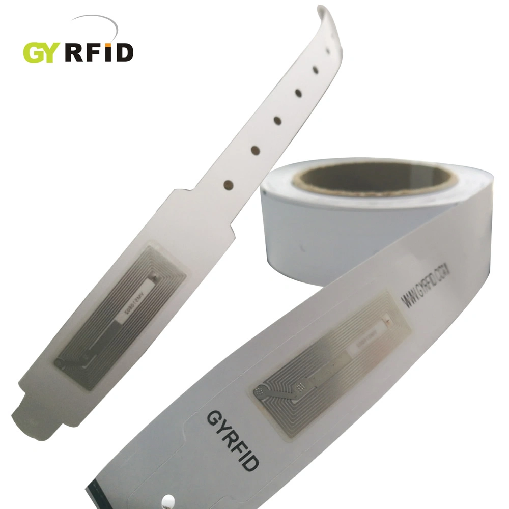 Gyrfid Printable MIFARE Wristband for Expo Ticketing Wrp15