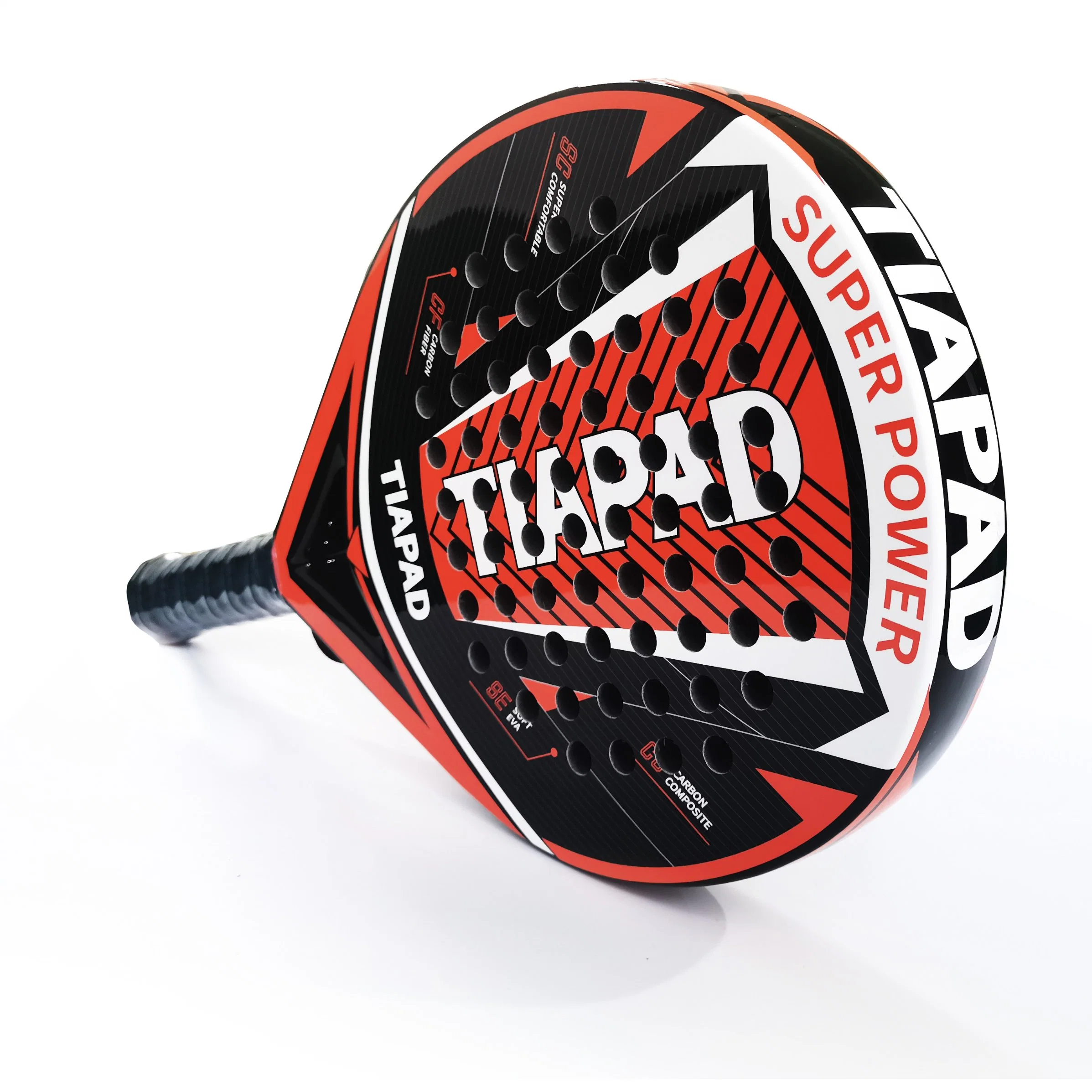 Tiapad 3/12/18K marca personalizada de carbono Padel raquetas de paddle raqueta de tenis para jugadores avanzados con raquetas de padle OEM