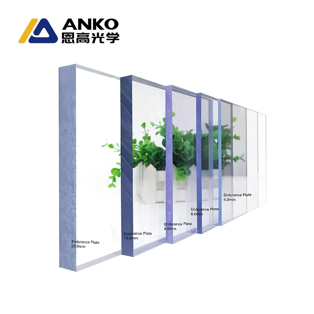 Anti-Glare UV Coating Polycarbonate Cover Glass for Outdoor Display Machine