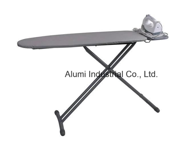Hotel Foldable Ironing Board with Steam Iron and Iron Holder