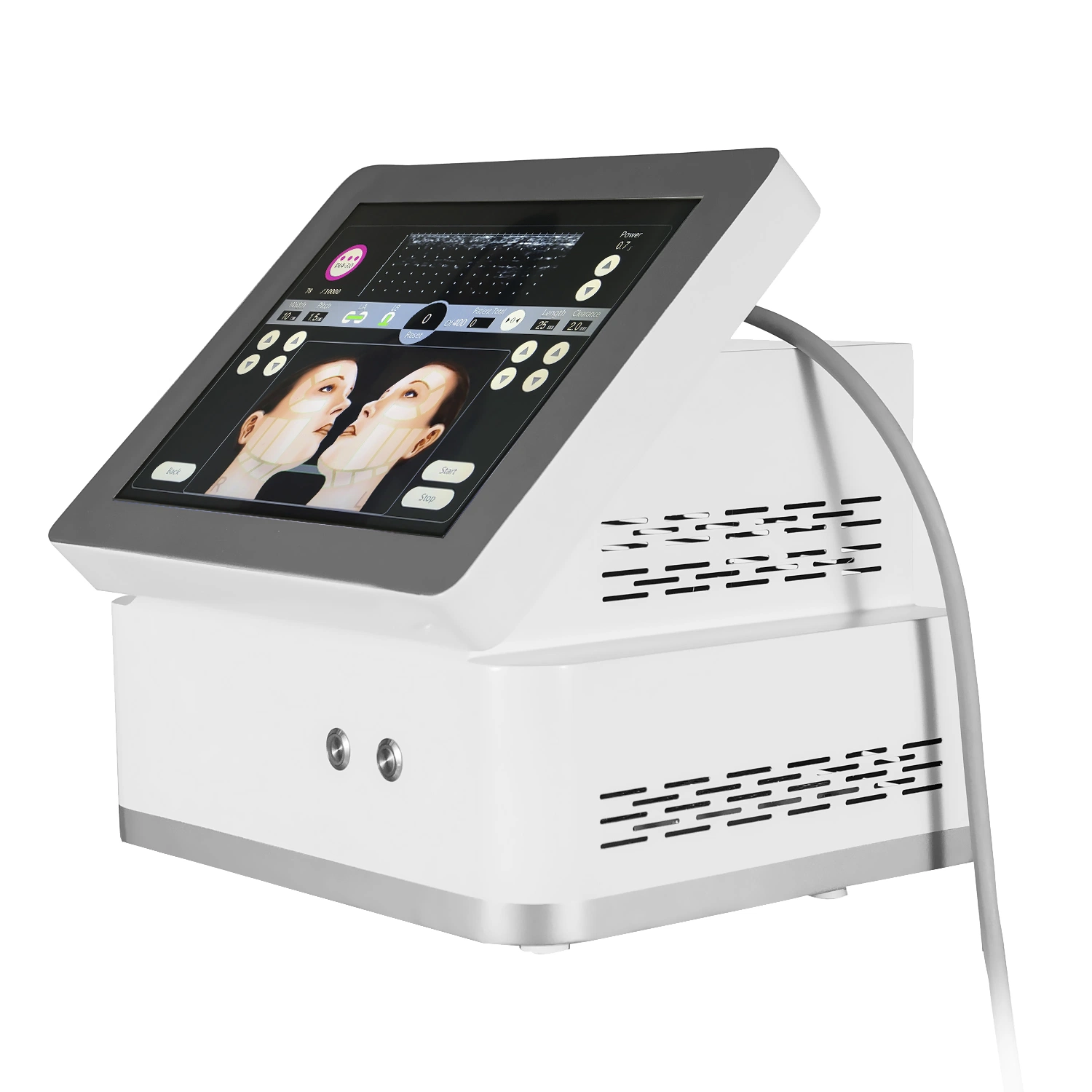 Machine de beauté amincissante à ultrasons focalisés de haute intensité Hifu pour le corps professionnel.