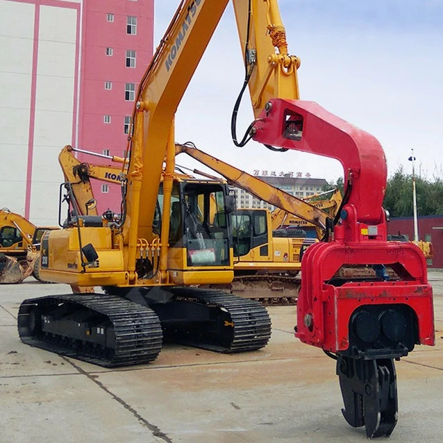 High Performance Hydraulic Vibro Hammer Pile Driver for Excavator