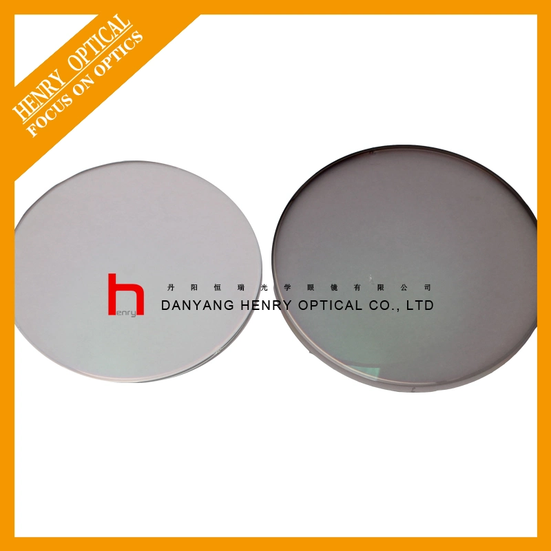 Semi-Finished 1.56 Round Top Photochromic Gray Optical Lens Hmc