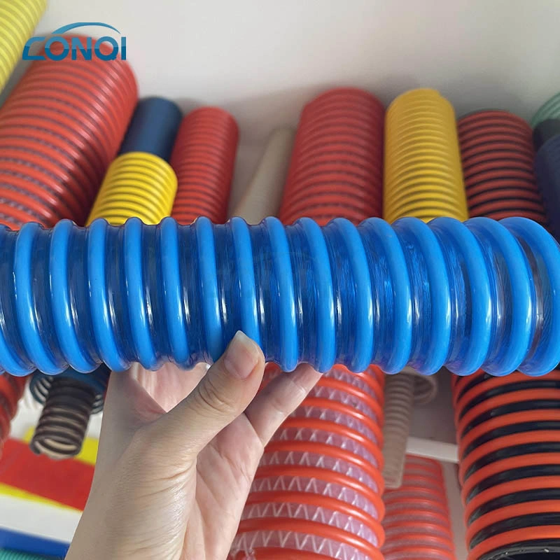 Flexible Plastic Reinforced PVC Helix Water Pump Suction Discharge Spiral Tube Hose