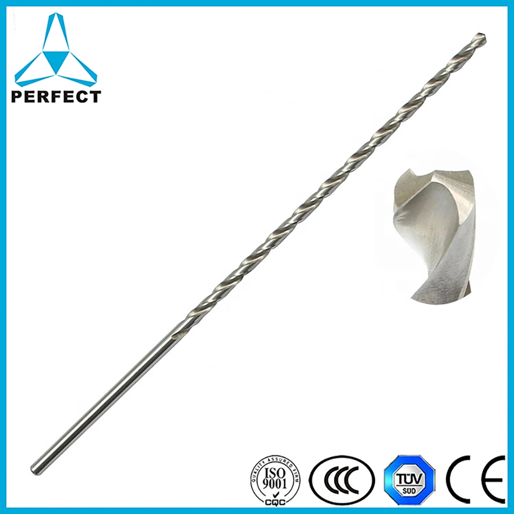 Precision 12mm Extra Length Aircraft HSS Long Metric Twist Drill Bits for Steel