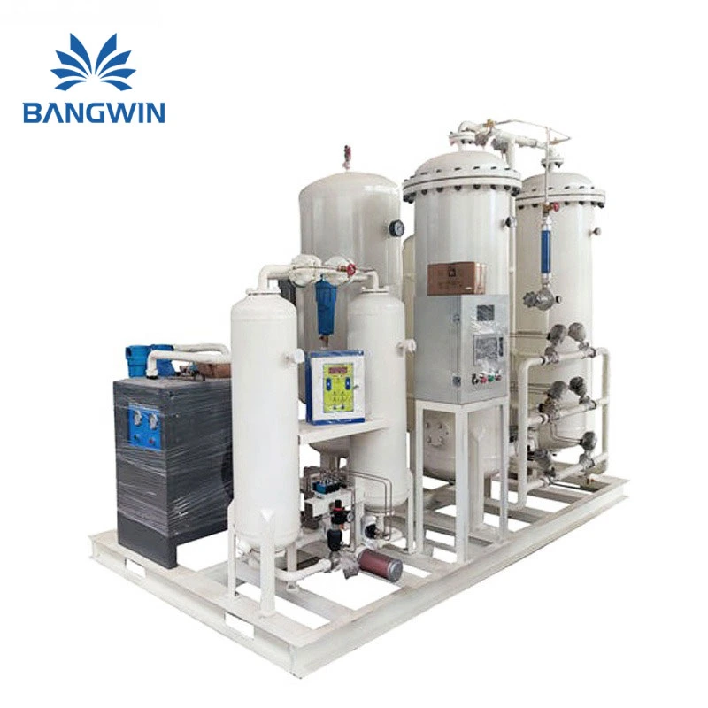 Bangwin 80nm3/H PSA Tecnología máquina generadora de oxígeno de bajo costo En la soldadura O2 planta generadora