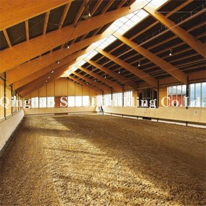 Prefabricated Steel Structure Frame Indoor Horse Riding Arena Horse Park Club Building