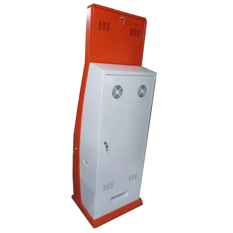 Standing Red Color with Card Dispensing Function Kiosk