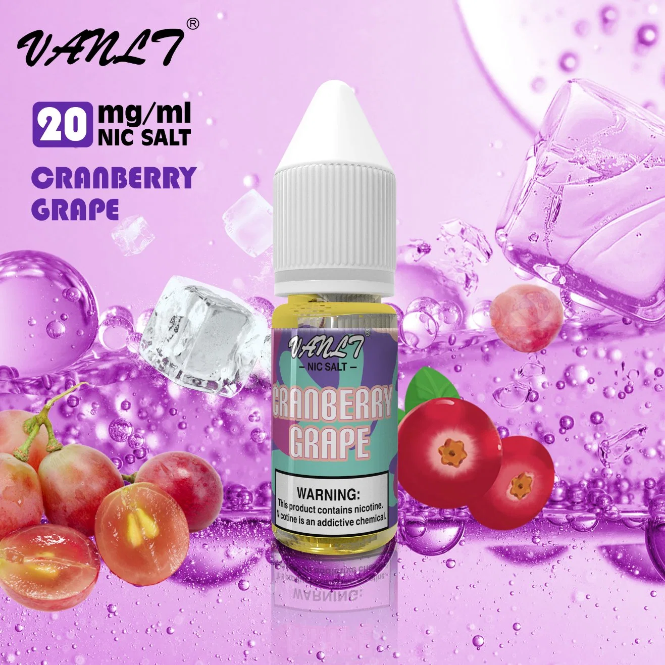 Canneberge raisin par Vanlt 10 ml/20 ml/30 ml E-liquide