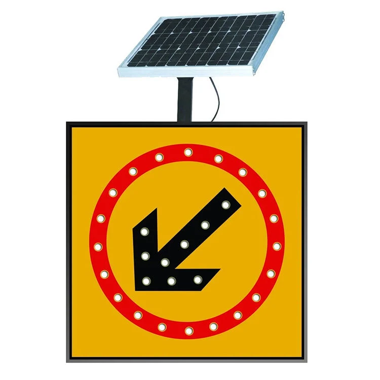 Señal de Carretera Solar de LED de alta calidad y el reflectante 3m de la hoja y la placa Alumium