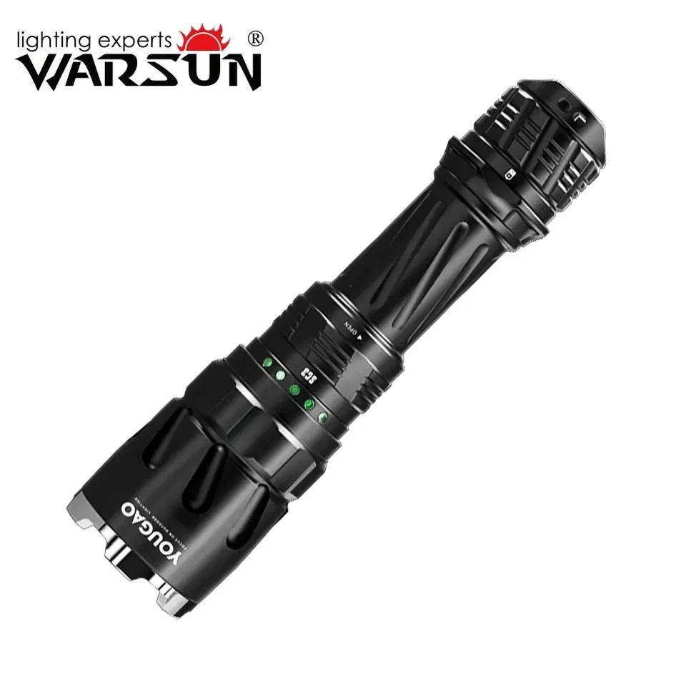 Yougao Sft40 15000lm Rechargeable Waterproof Portable High Mode Long Range Flashlight