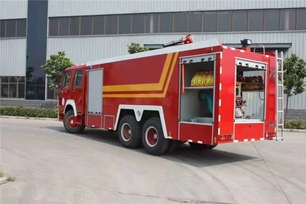 Syp Fighting Rescue Truck 6*4 8m3 12cbm 10cbm Water Foam Tanker Fire Fighting Truck