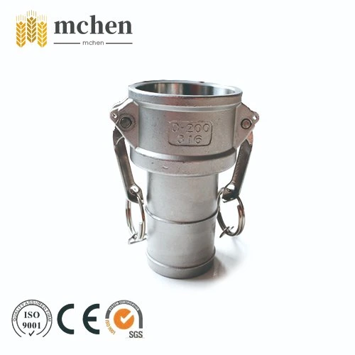 Stainless Steel Coupling Fitting with Female Coupler X Hose Shank