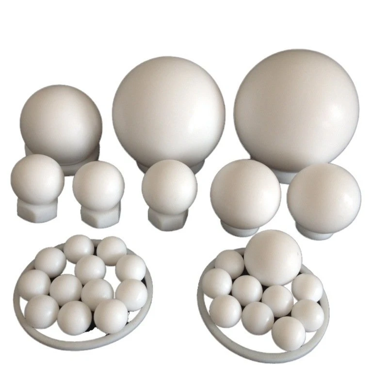 Processing Custom - Made White High - Temperature PTFE Ball